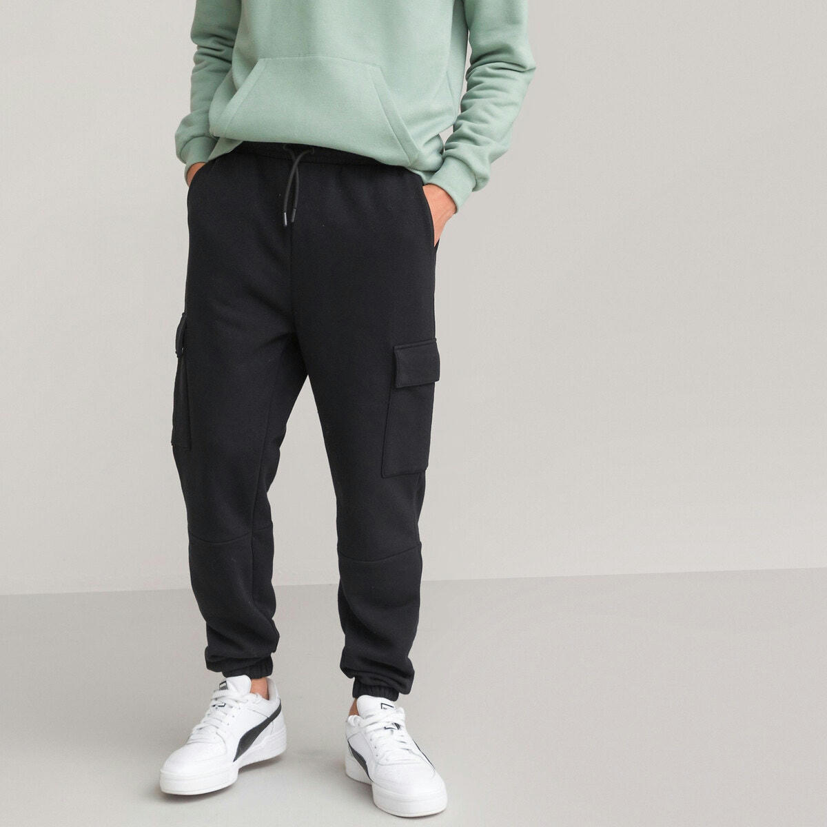 pantalon cargo en molleton