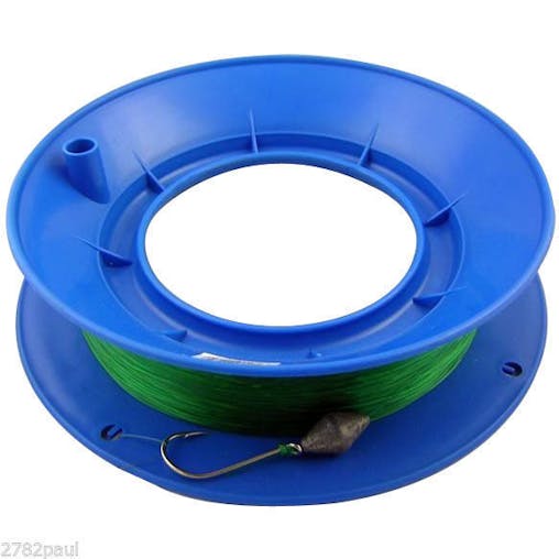 10 Inch Hand Caster Pre Rigged with 200m of 80lb Mono Fishing Line