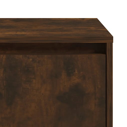 NNEVL Bedside Cabinet Smoked Oak 45x34x44.5 cm Chipboard