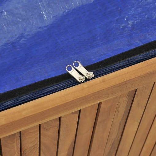 NNEVL Garden Box 150x50x55 cm Solid Wood Teak