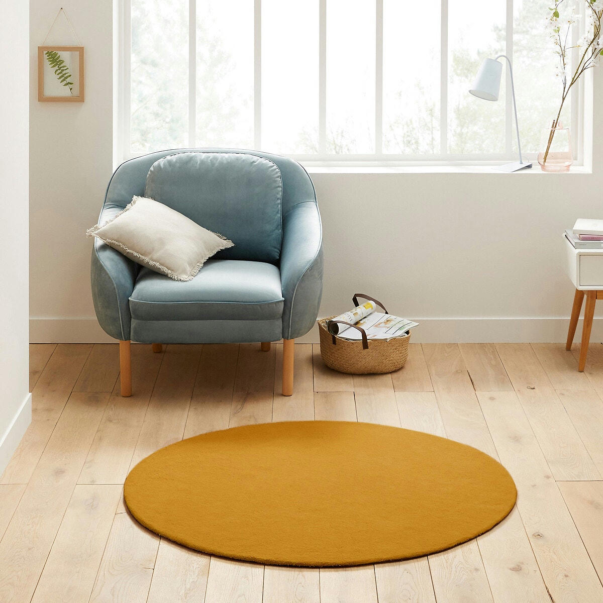 Tapis rond coton tufté, Renzo, petit modèle