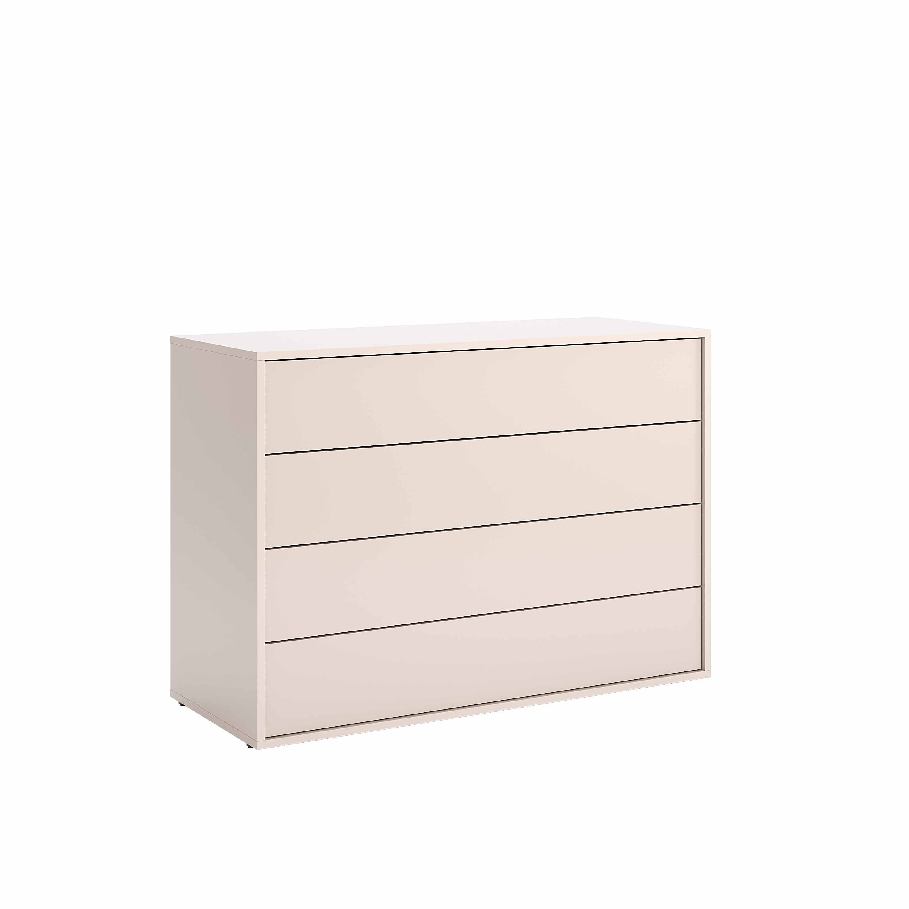 Komoda 4 szuflady 78x110 cm kaszmir