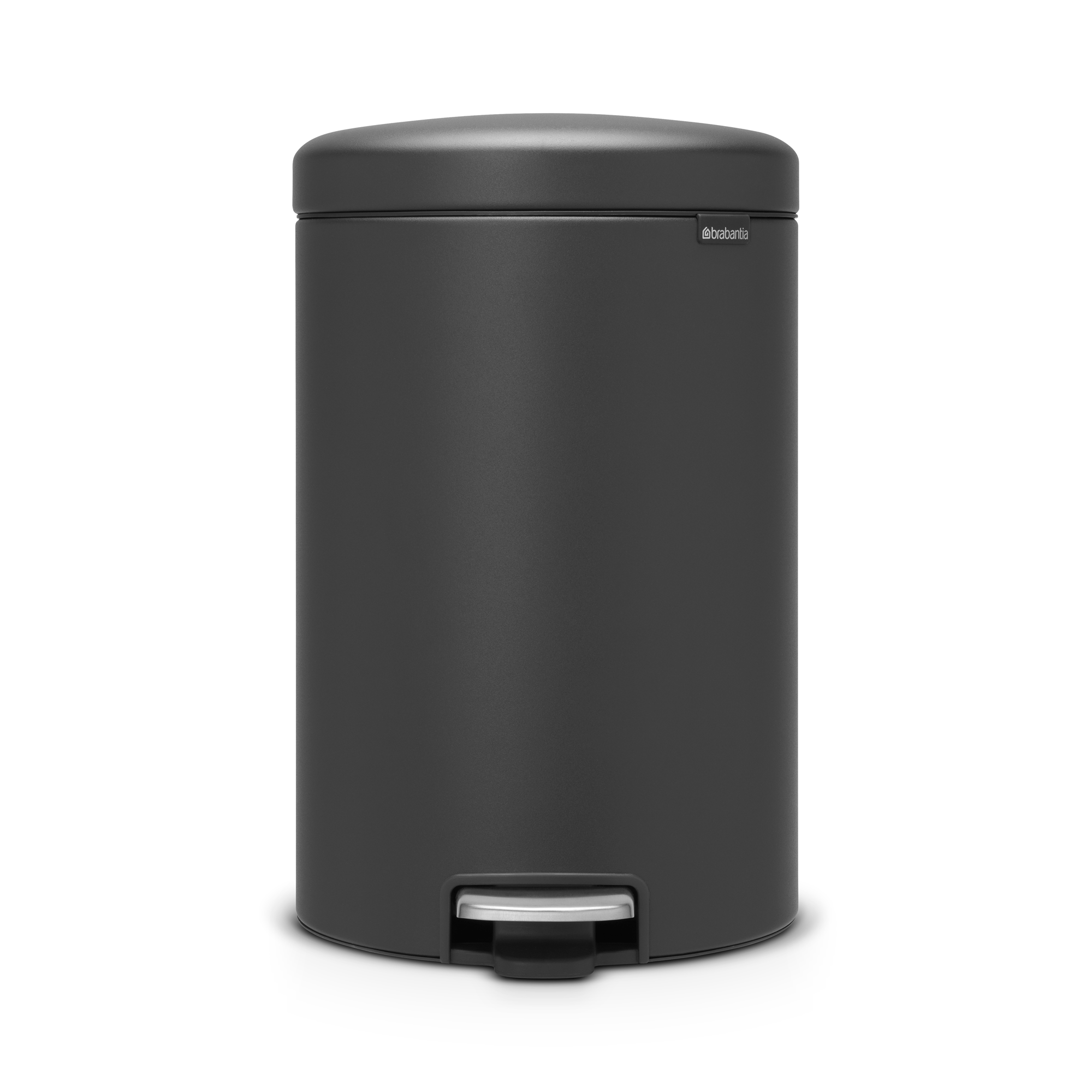 Brabantia NewIcon Pedaalemmer, 20 liter, kunststof binnenemmer - Mineral Infinite Grey
