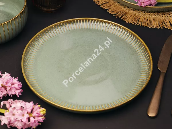 Talerz płytki 26 cm Altom Design - Reactive Sage 07.RSA.TP26