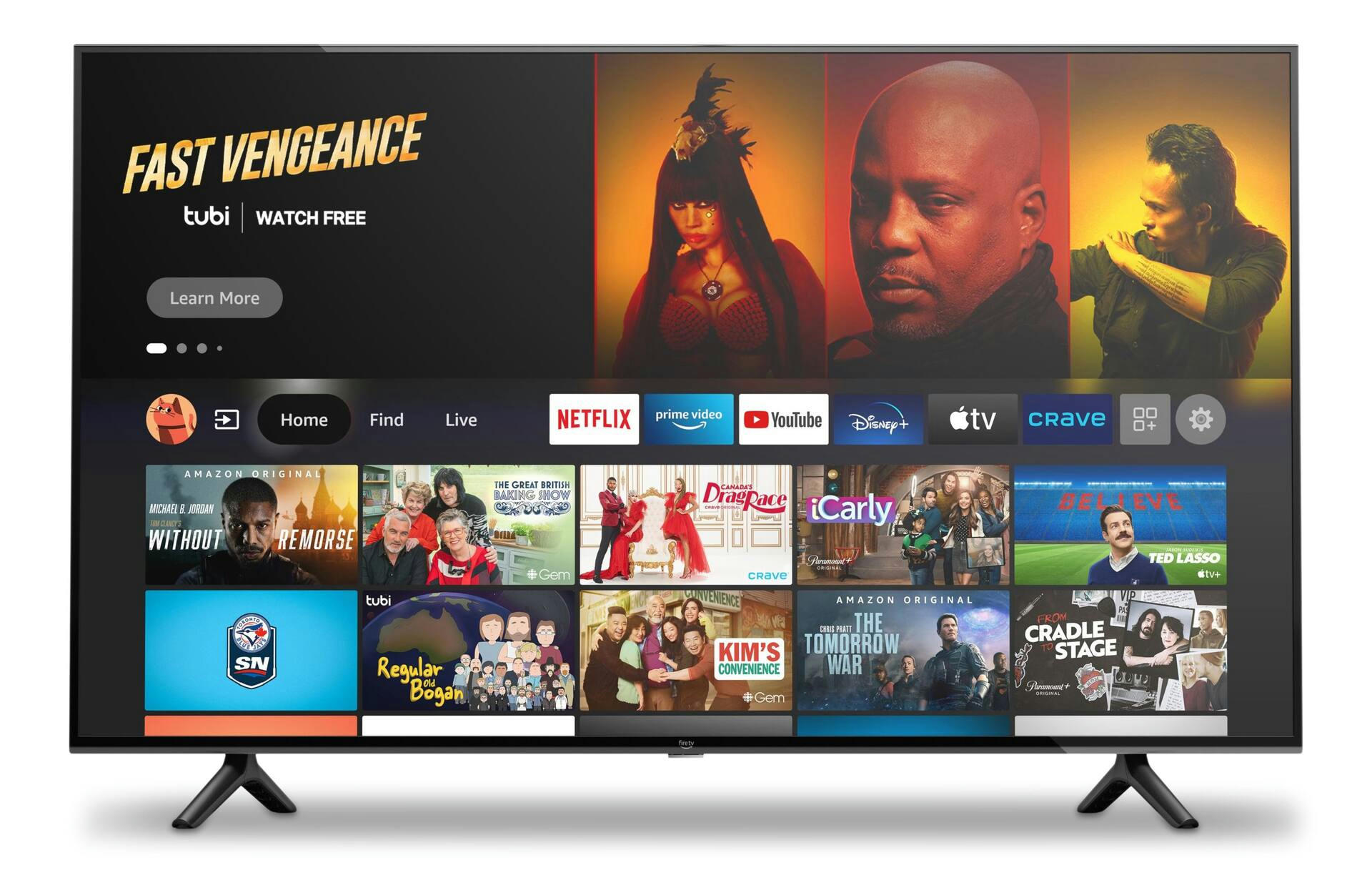 Amazon 4K Ultra HD HDR LED Smart TV, 55-in