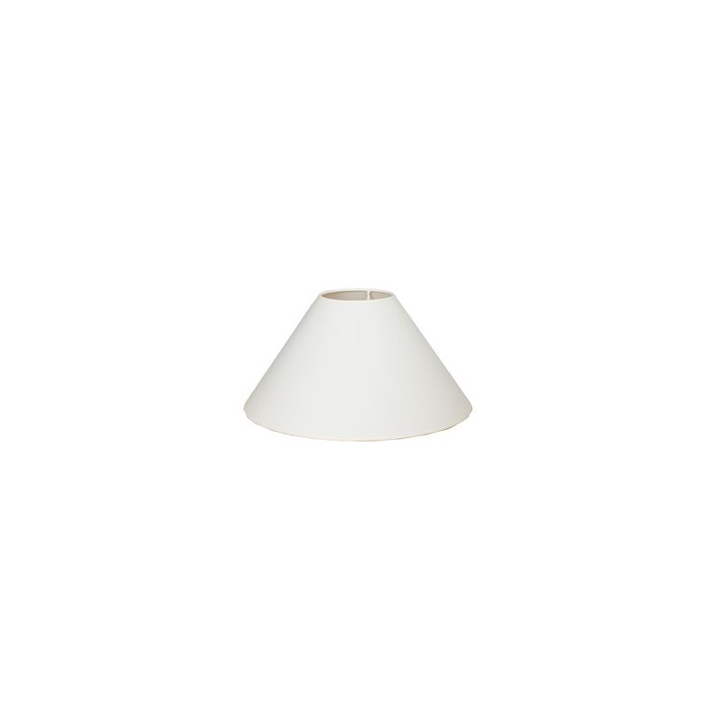 Abat-jour Tonkinois en coton blanc cassé Ø 40 cm NIEDERAU