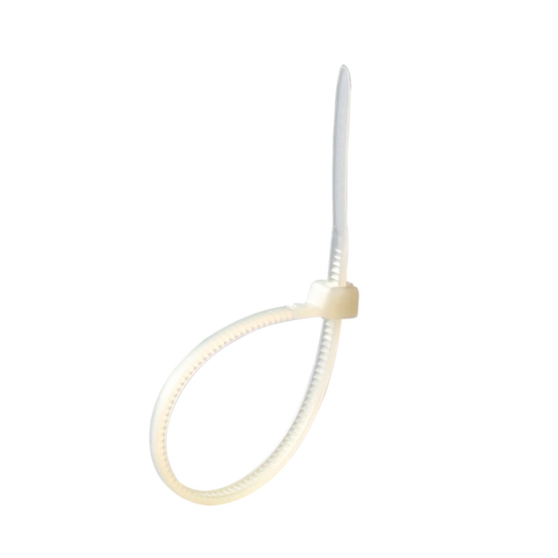 Collier serre-câbles blanc 95 x 2,4 mm 100 pièces LEGRAND