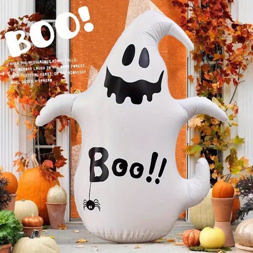 NNETM Halloween Ghost Pumpkin Yard Decor