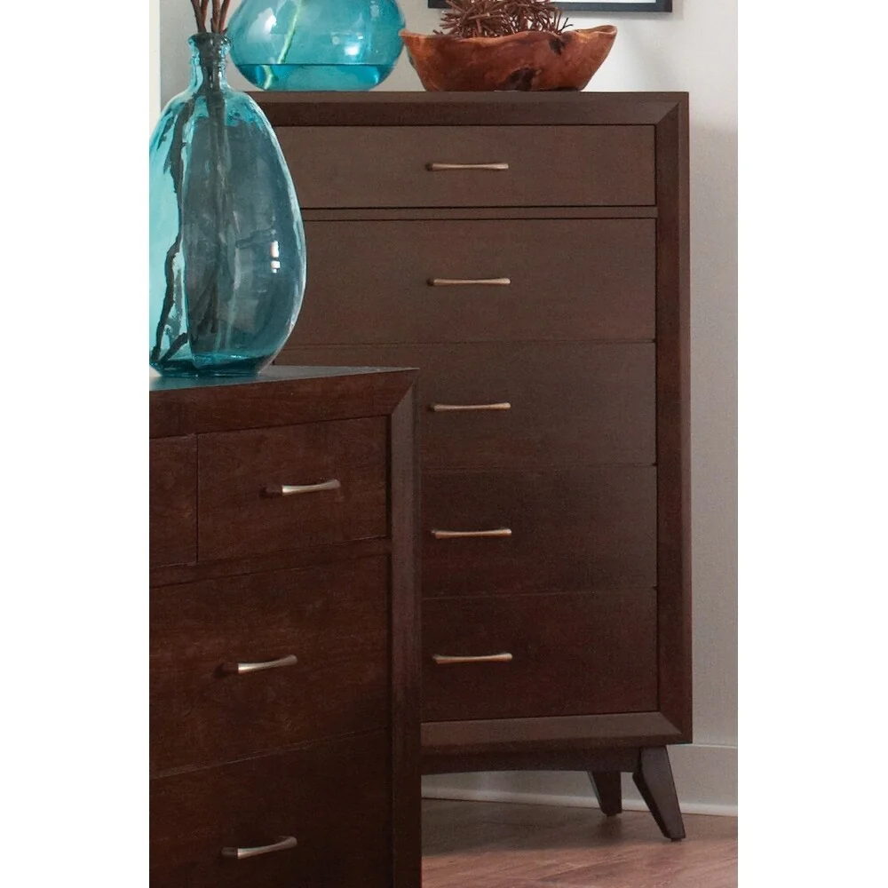 September Coffee 2-piece Storage Bedroom Set with Chest