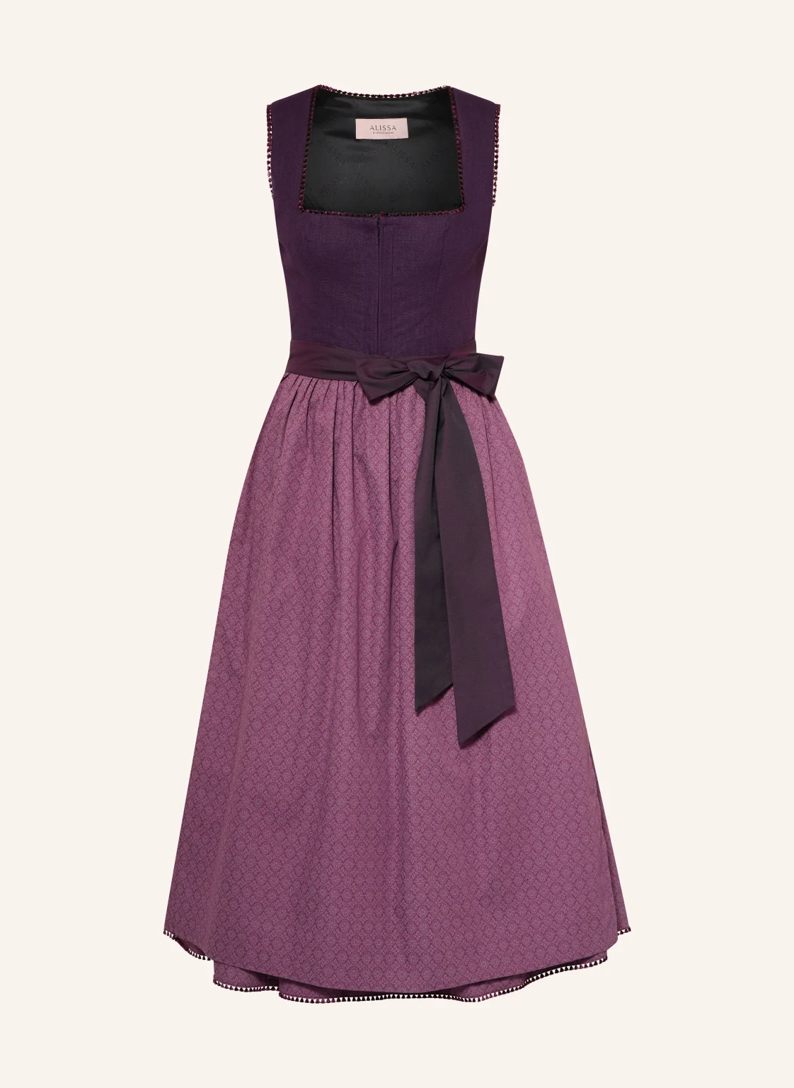 ALISSA BY KINGA MATHE Dirndl ALEA mit Leinen