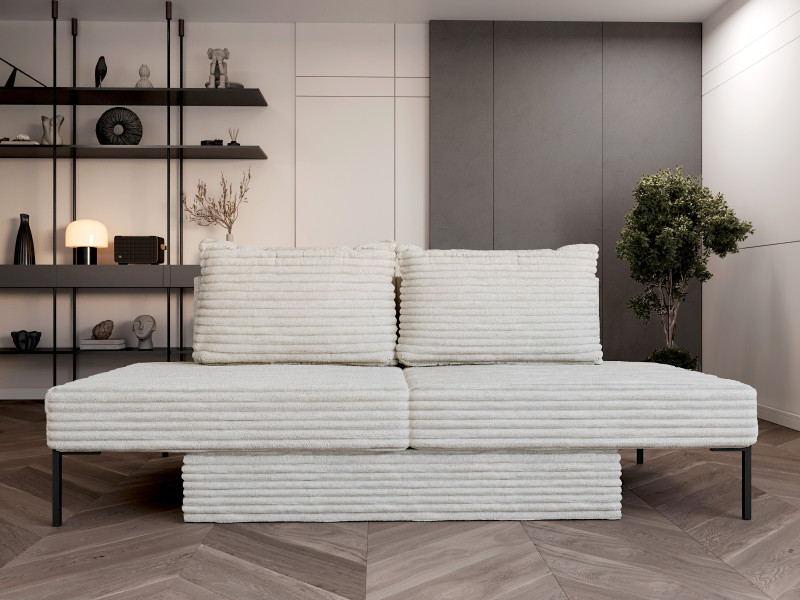 Sofa HANA 4w1 system wielofunkcyjny sztruks beż