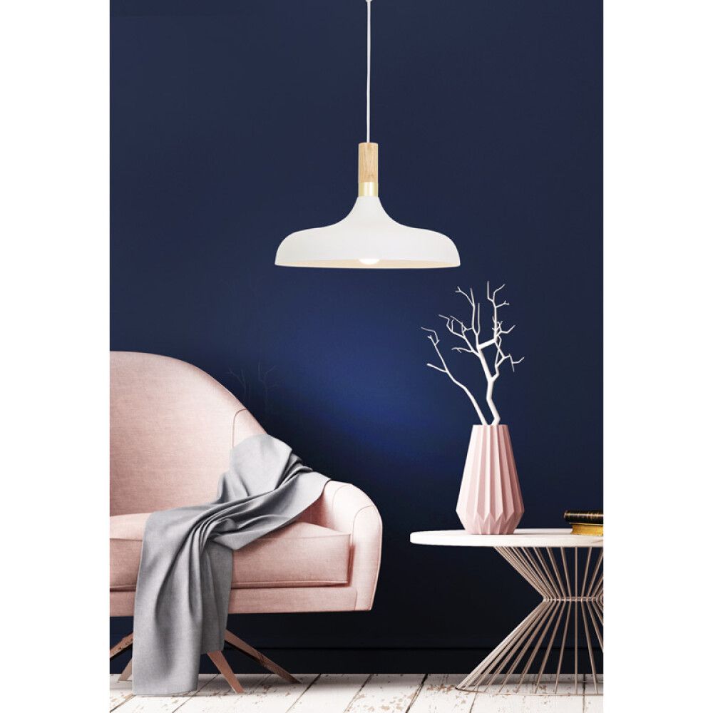 TAKLAMPE ANETA LIGHTNING SENSE HVIT/TRE