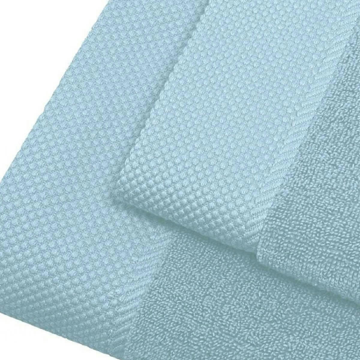 SENSOFT - Maxi drap de bain  zéro twist 560gr/m²  bleu arctic 100x150 cm