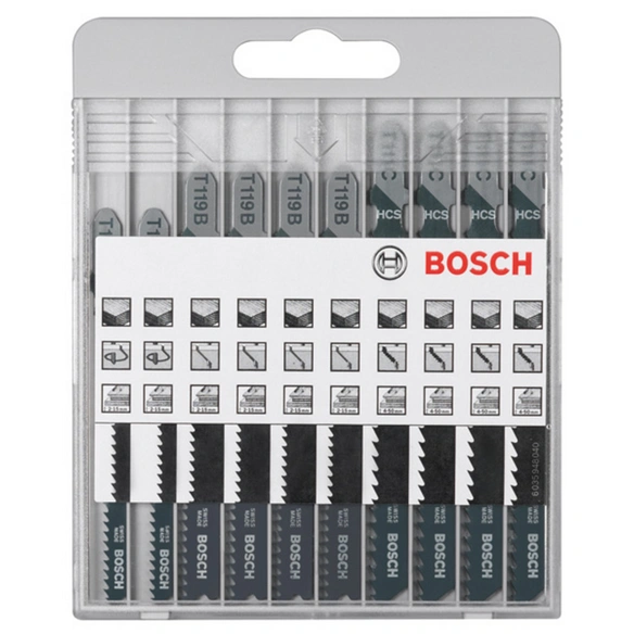 Stichsägeblatt-Set »X-Pro Line Basic«, für Holz, 10-teilig