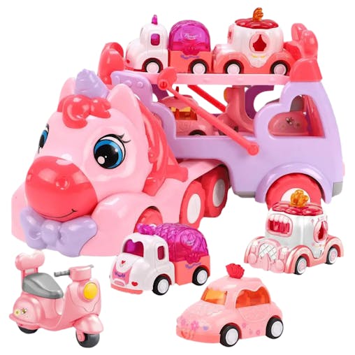 NNEOBA 5 in 1 Carrier Truck Car Toys