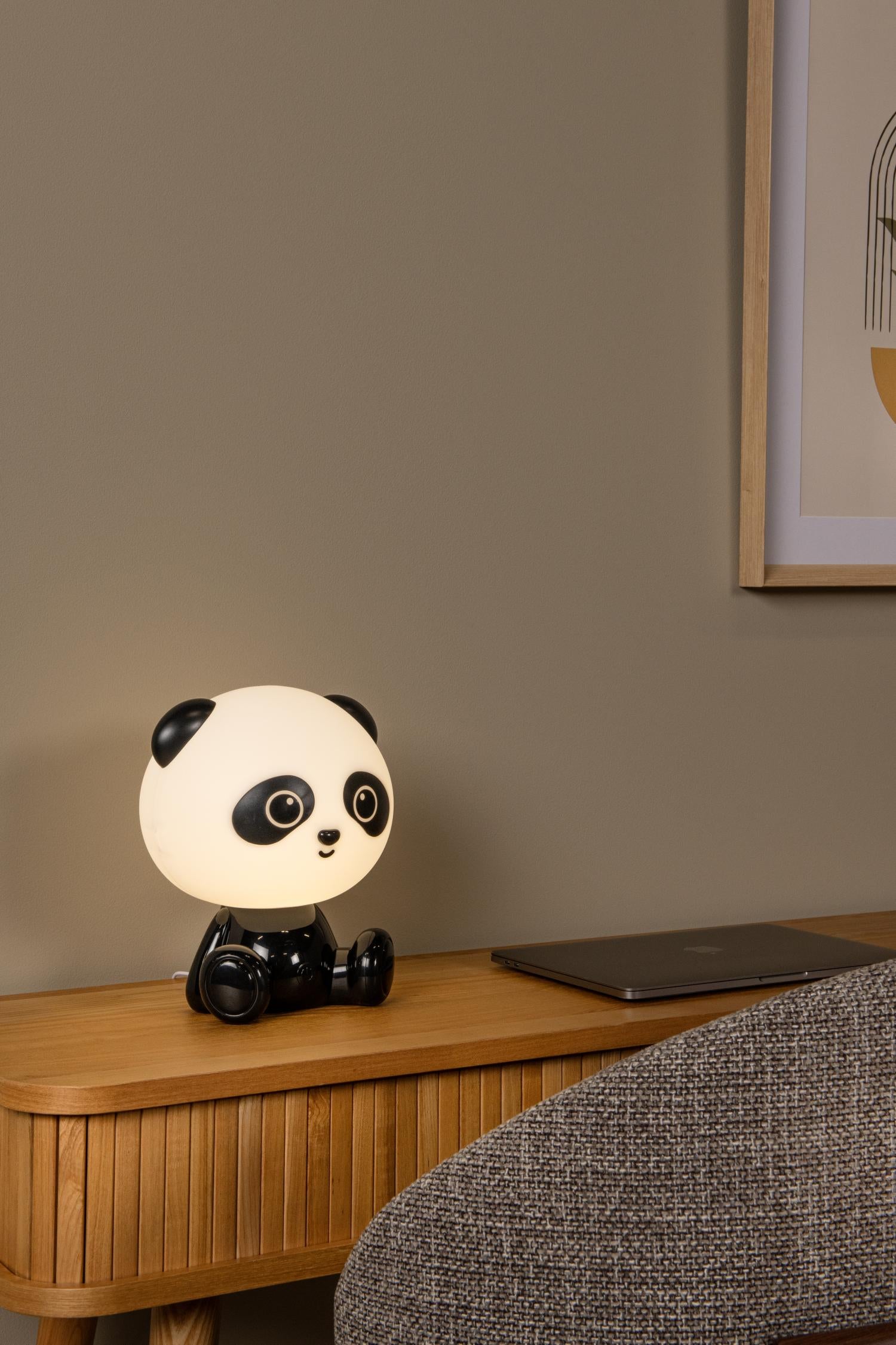 Lucide tafellamp DODO PANDA - Geïntegreerde LED - Zwart