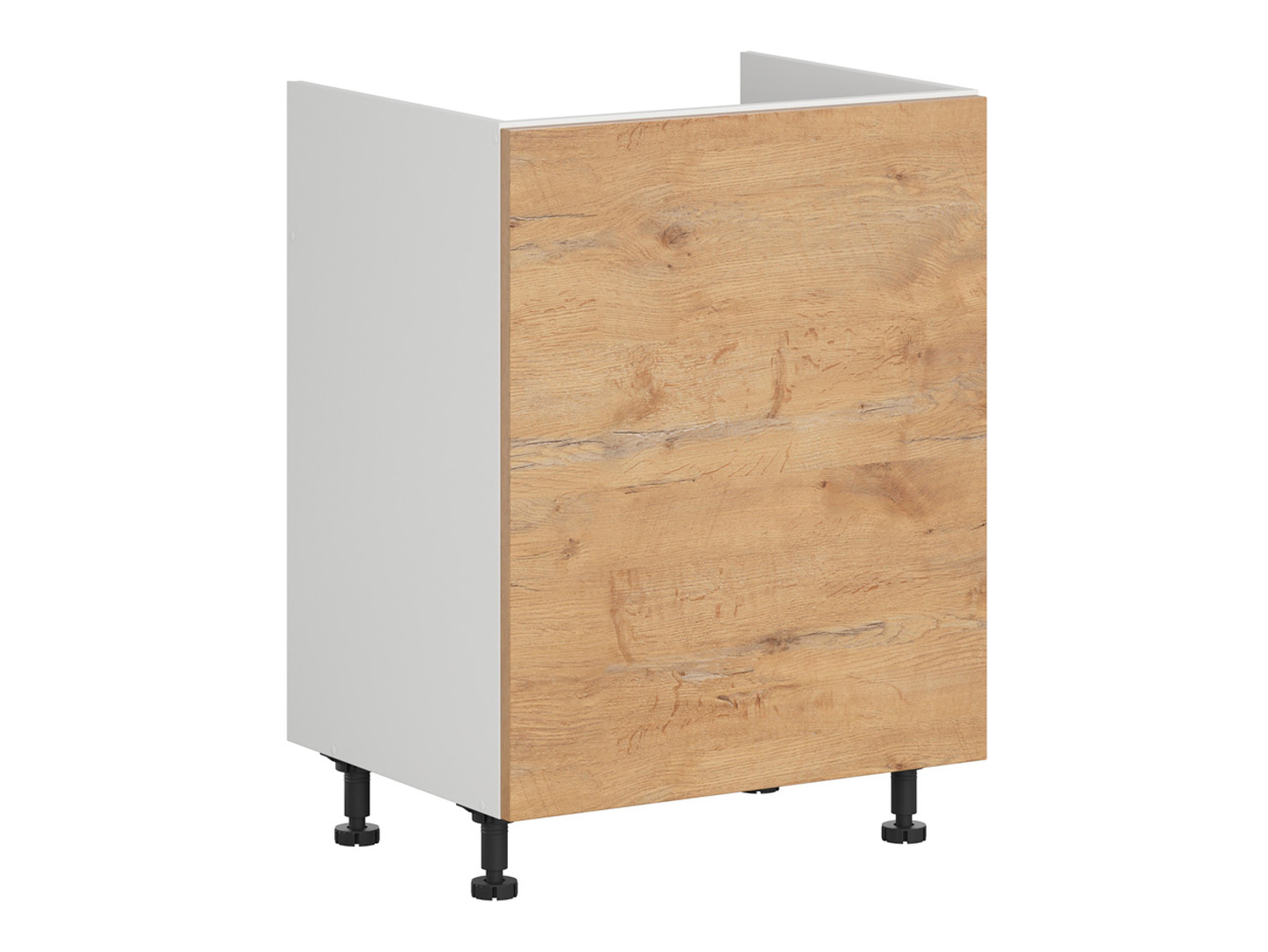 Szafka pod zlewozmywak Hamper 60 cm prawa dąb lancelot