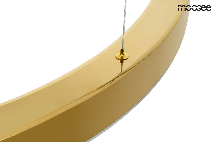 MOOSEE lampa wisząca RING LUXURY 50złota