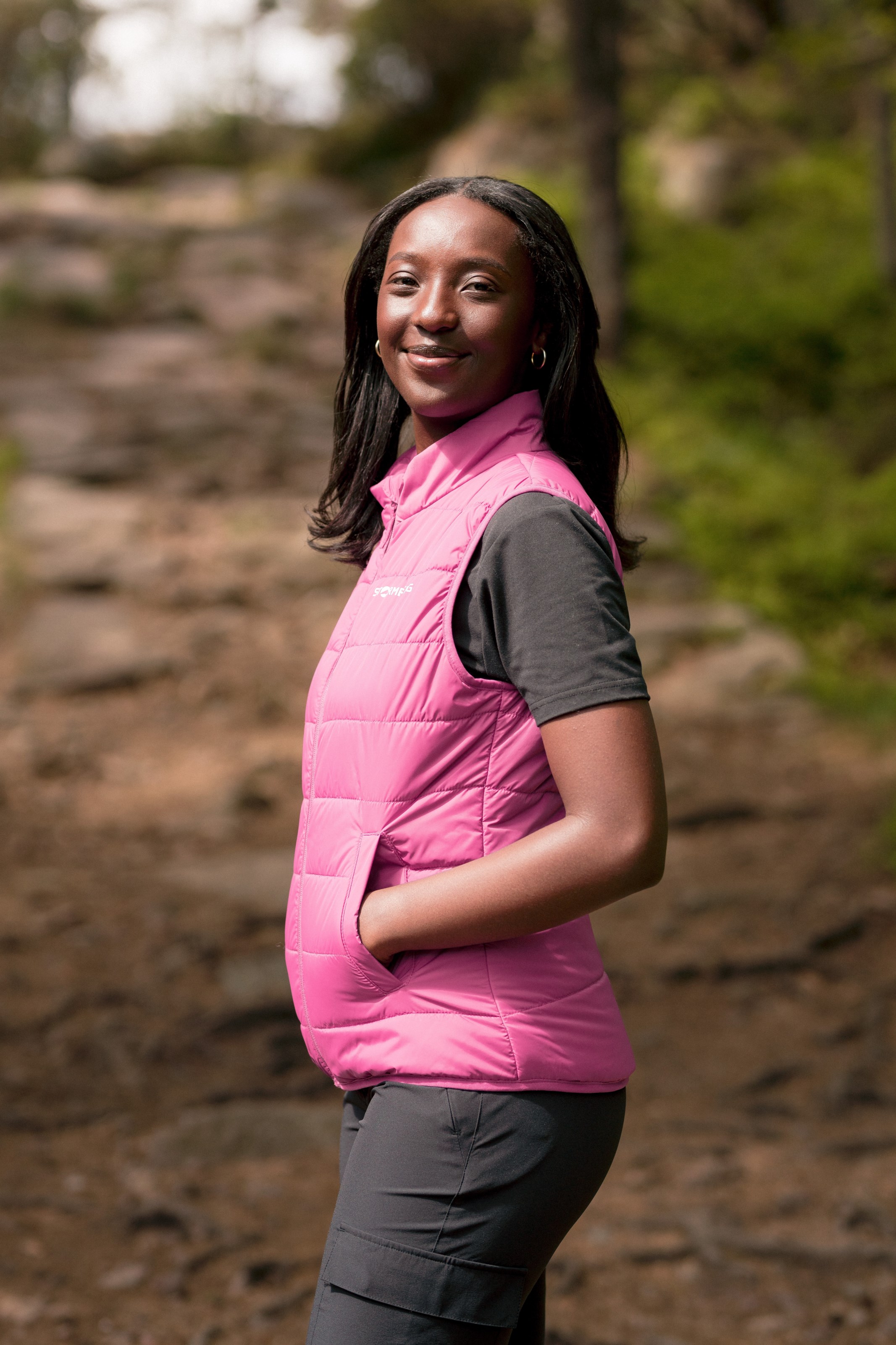 Strimberg vattert vest