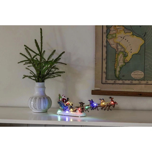 LED-Szenerie, Kunststoff, BxHxL: 6,5 x 14 x 35,5 cm, inkl. Leuchtmittel