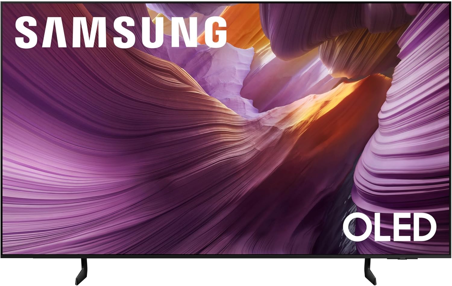 Samsung QN65S85FAFXZA 65 Inch OLED HDR 4K Smart TV with an AudioQuest PQ505NA PowerQuest 505 12 Outlet Surge Protector (2025)
