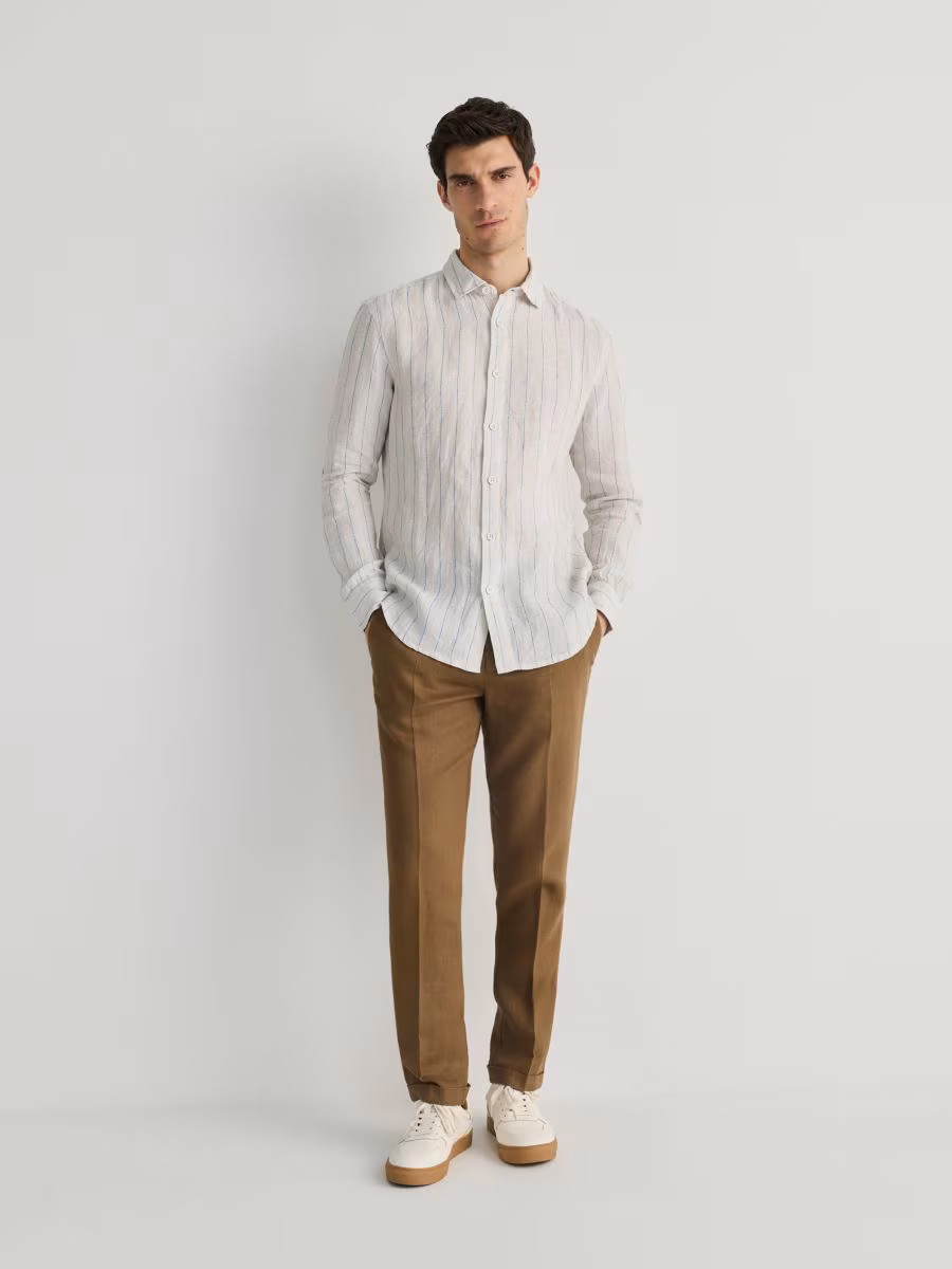 Regular Fit Linen Shirt
