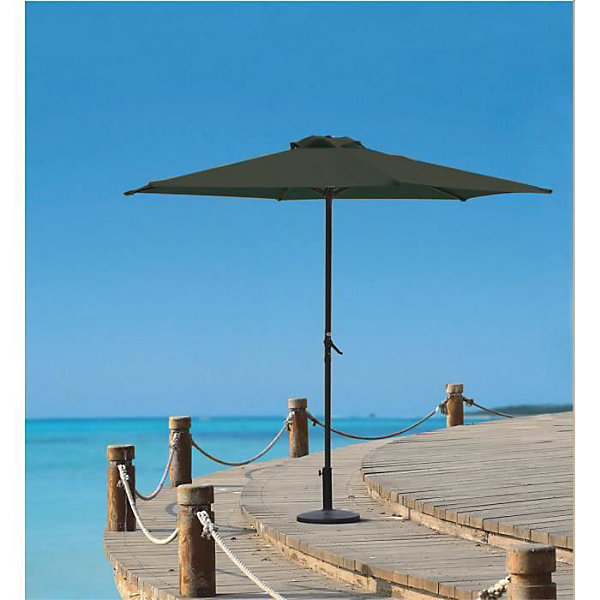 Parasol droit en aluminium 3 m Gris anthracite