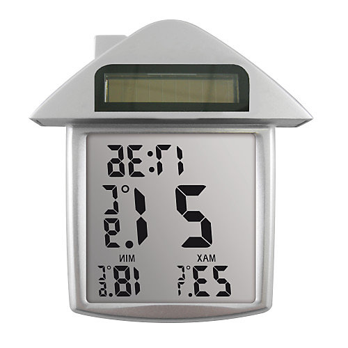 INOVALLEY Thermomètre de fenêtre solaire