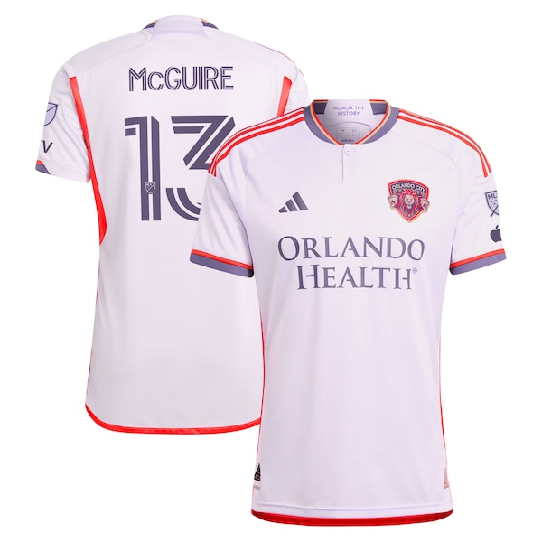 Duncan McGuire Orlando City SC adidas 2024 Legacy Kit Authentic Player Jersey – Purple