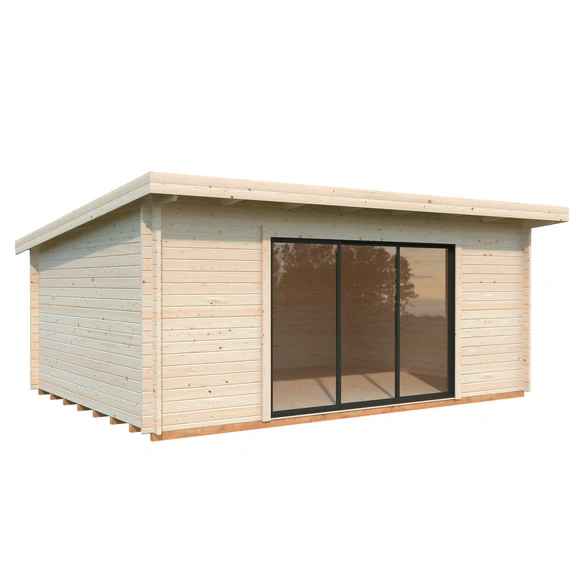 Gartenhaus »Lea Slide Plus«, B x H x L: 530 x 249 x 380 cm, tauchgrundiert