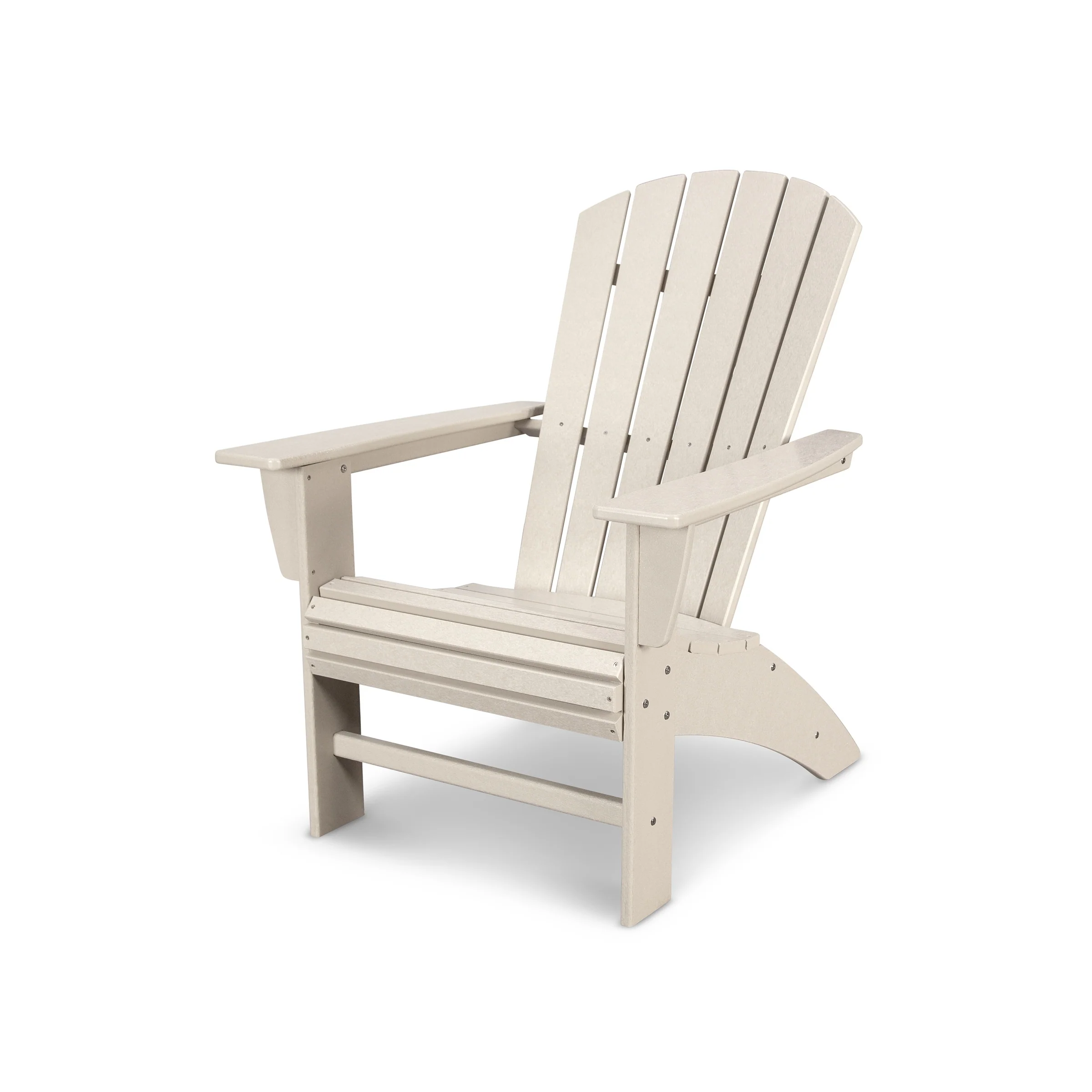 POLYWOOD Nautical Curveback Adirondack Chair
