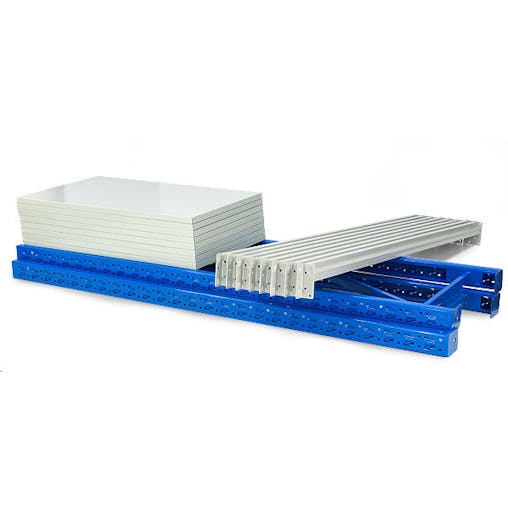 NNEDPE Garage Storage Steel Rack Shelving 2.0m-wide 400kg