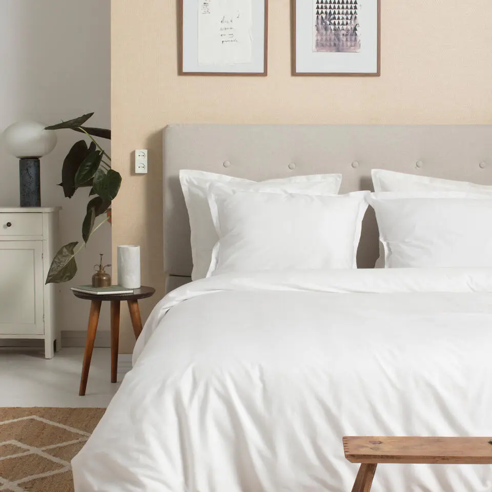 Cinderella dekbedovertrek Satijn - 260x200/220 cm - Wit