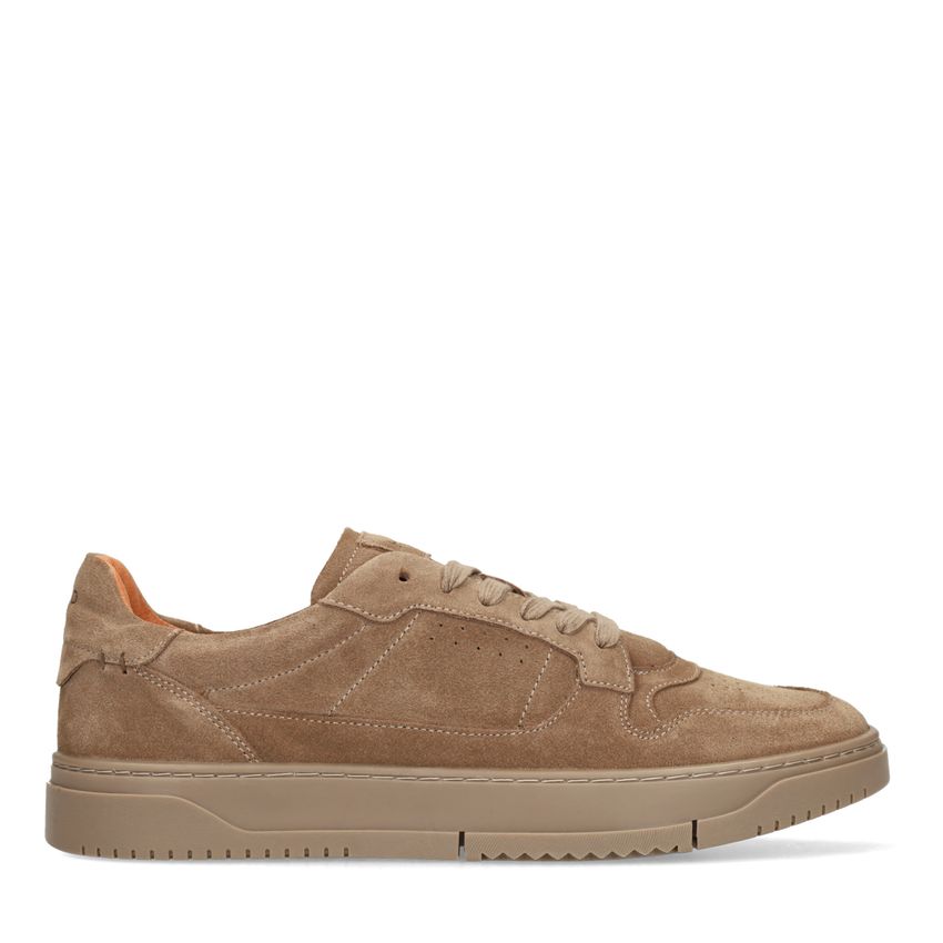 Manfield Taupe suède sneakers