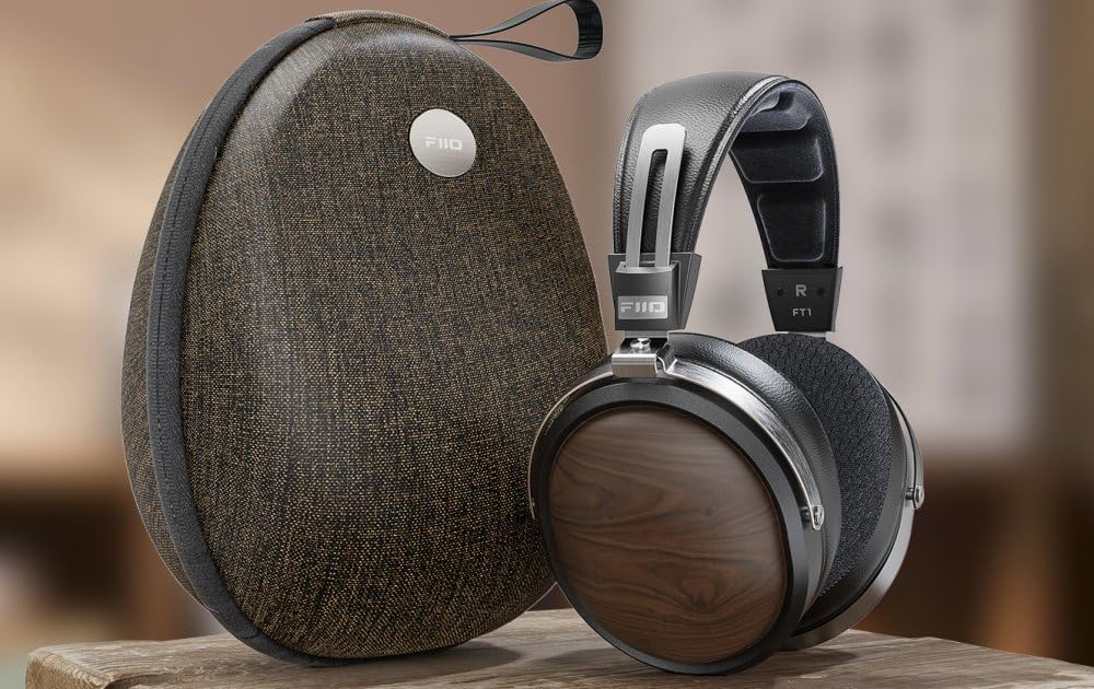 FiiO FT1 32Ω Large Dynamic Driver Headphones with Solid Wood Cups