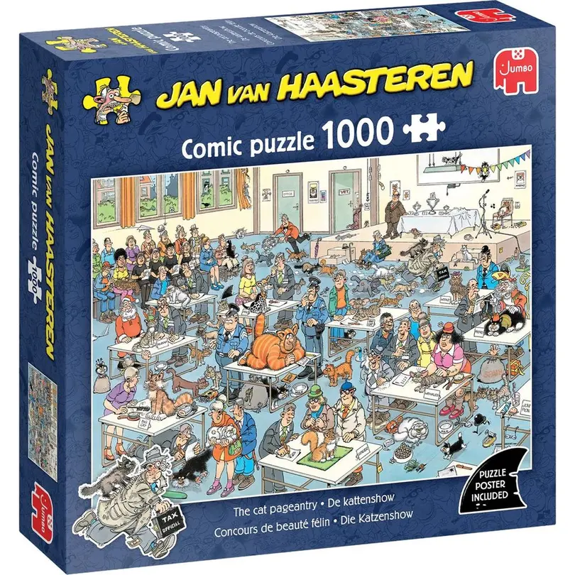 Puzzle 1000er-Set Die Katzenshow