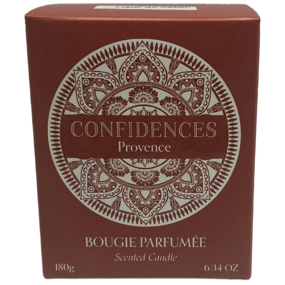 - Bougie parfumée fleur de coton fabriquée en provence 180 gr