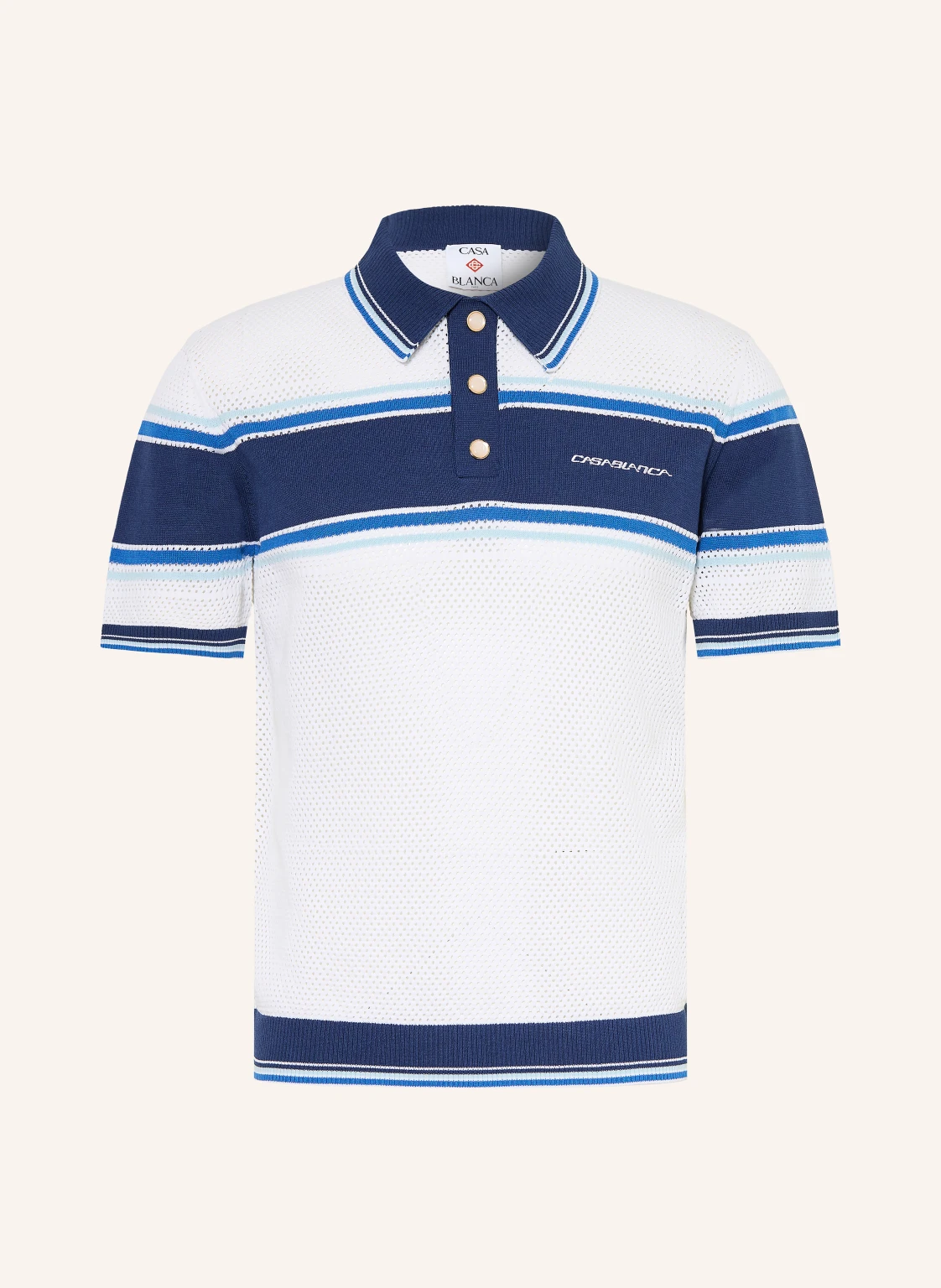 Casablanca Strick-Poloshirt