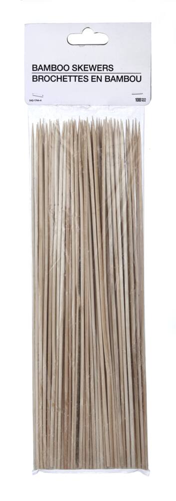 Bamboo Skewers, 11.8-in, 100-pk