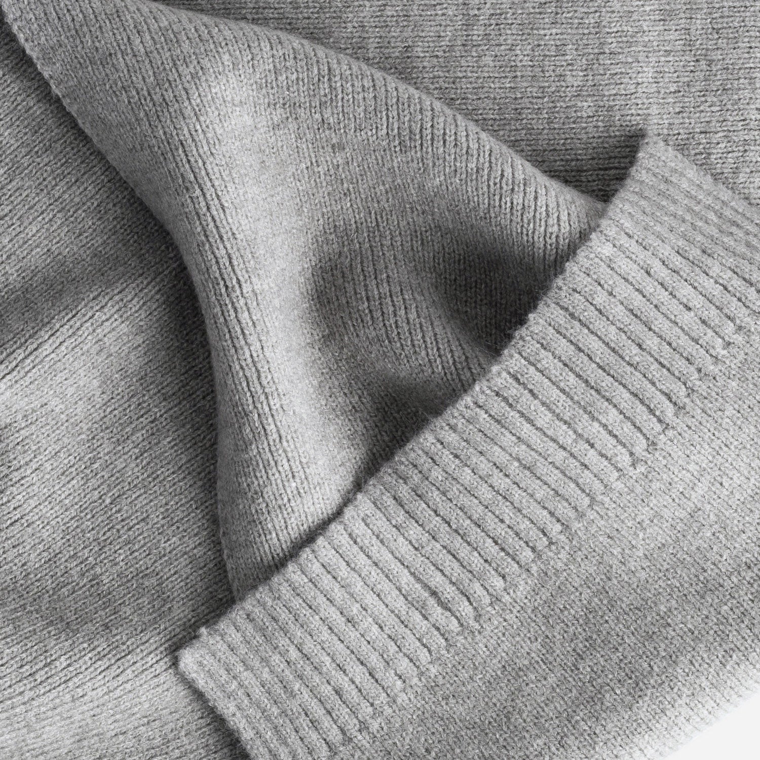 Echarpe grise tricot Homme