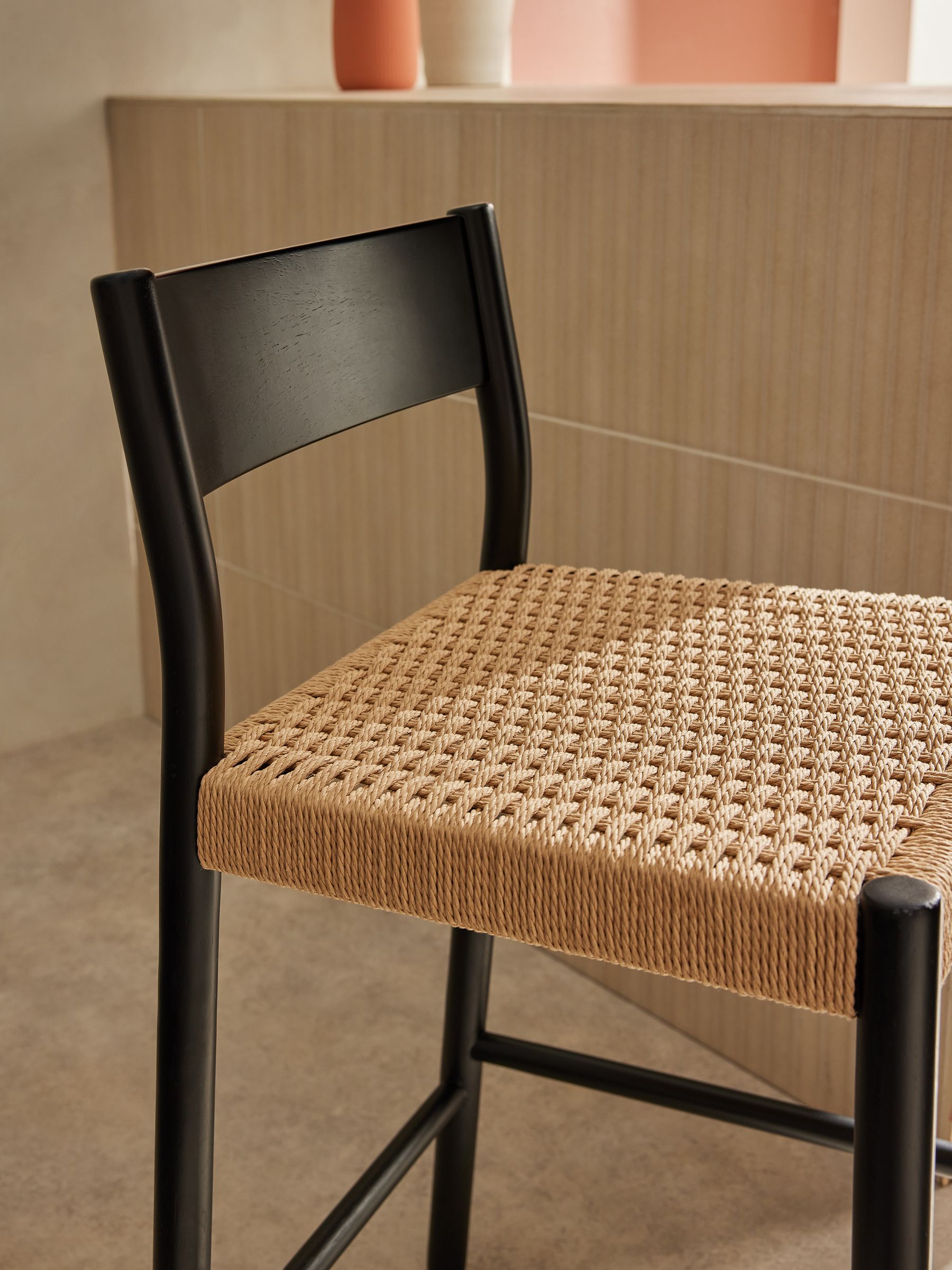 Rhye Bar Stool in Black