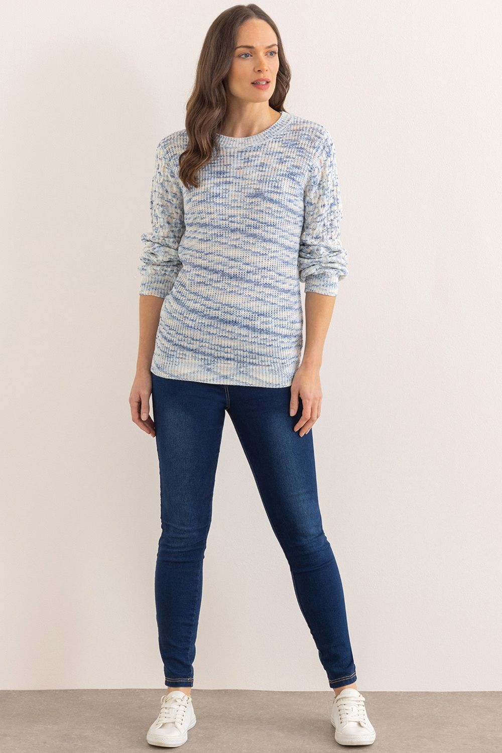 Klass. Patterned Long Sleeve Lightweight Jumper