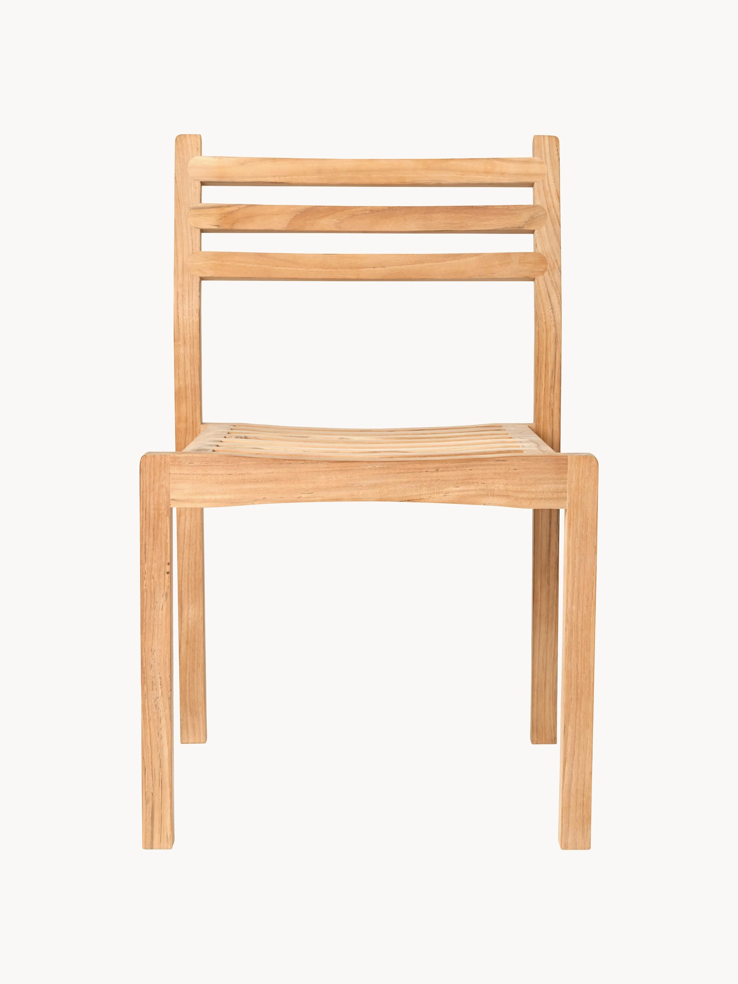 Stapelbarer Gartenstuhl AH501 aus Teakholz