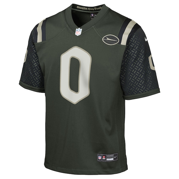 Braelon Allen New York Jets Nike Youth 2025 Rivalries Collection Game Jersey - Gotham Green