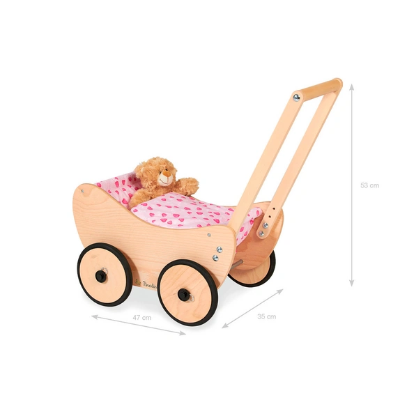 Puppenwagen »Trixi«, BxHxL: 35 x 53 x 47 cm, für Kinder ab 1 Jahr