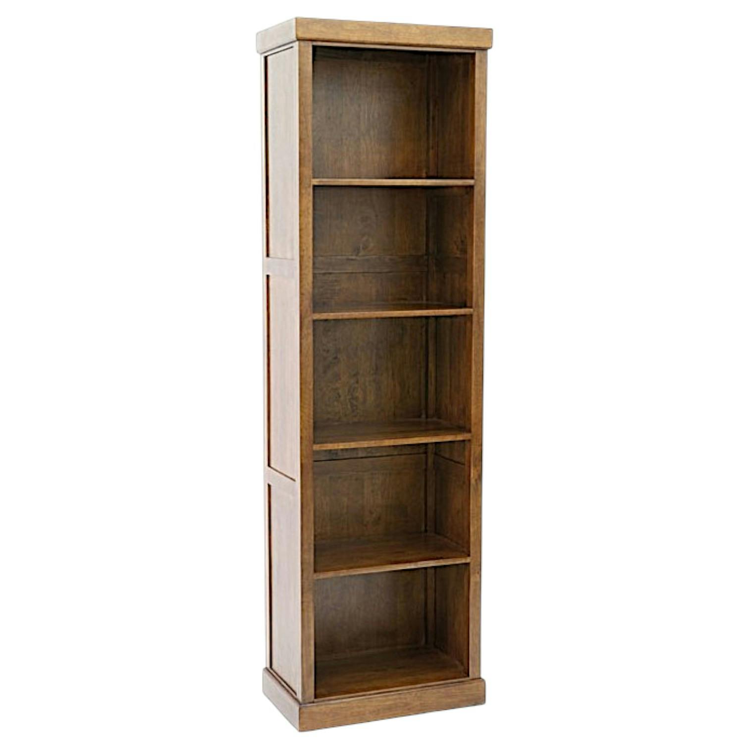 Colonne bibliothèque bois hévéa massif H200cm TRADITION