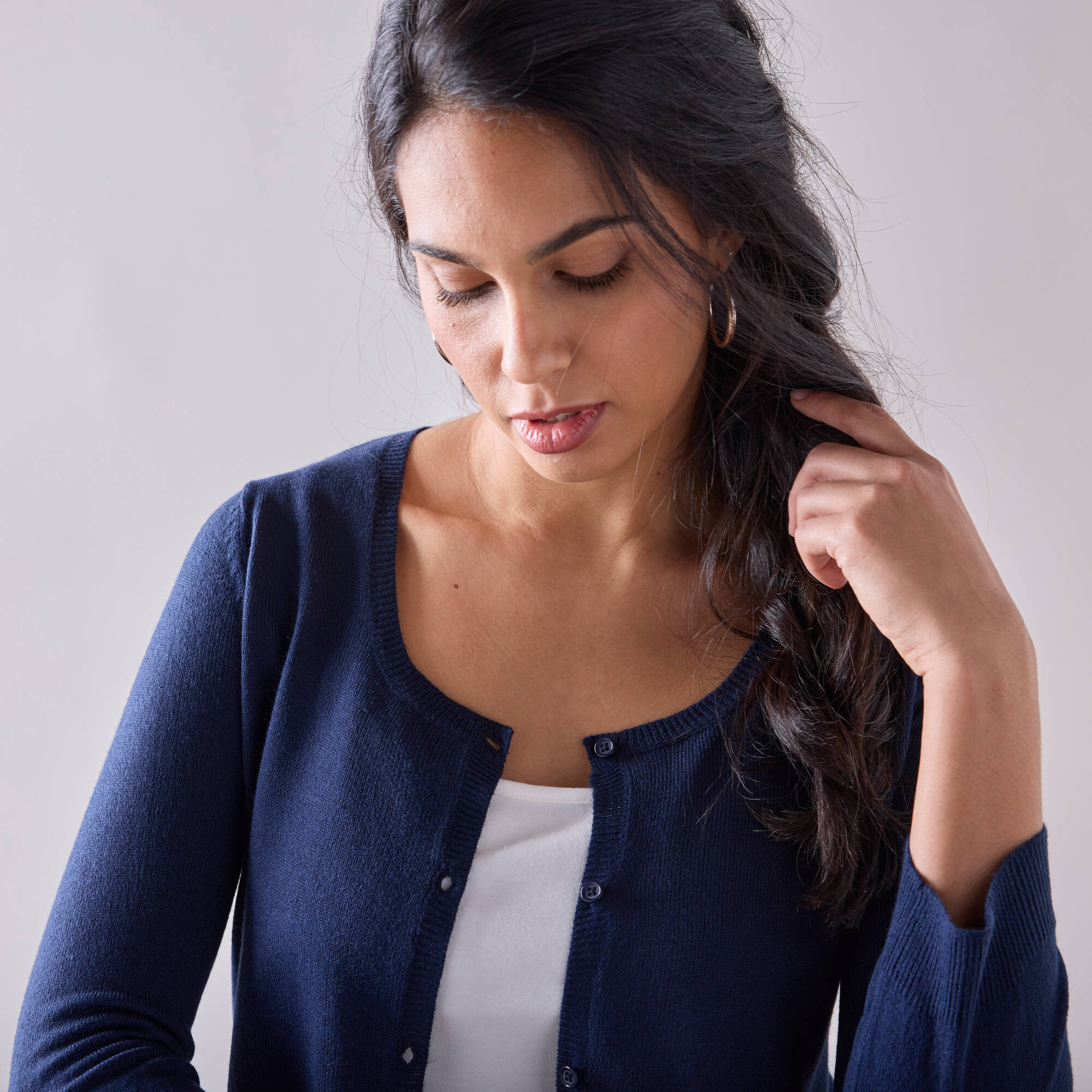 Gilet boléro boutonné, toucher doux