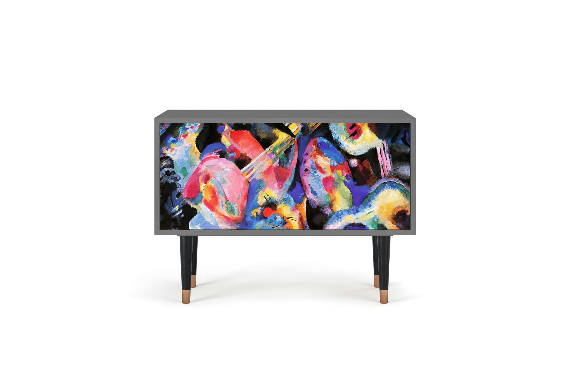 KANDINSKY - Buffet bas  multicolore 2 portes L 94 cm