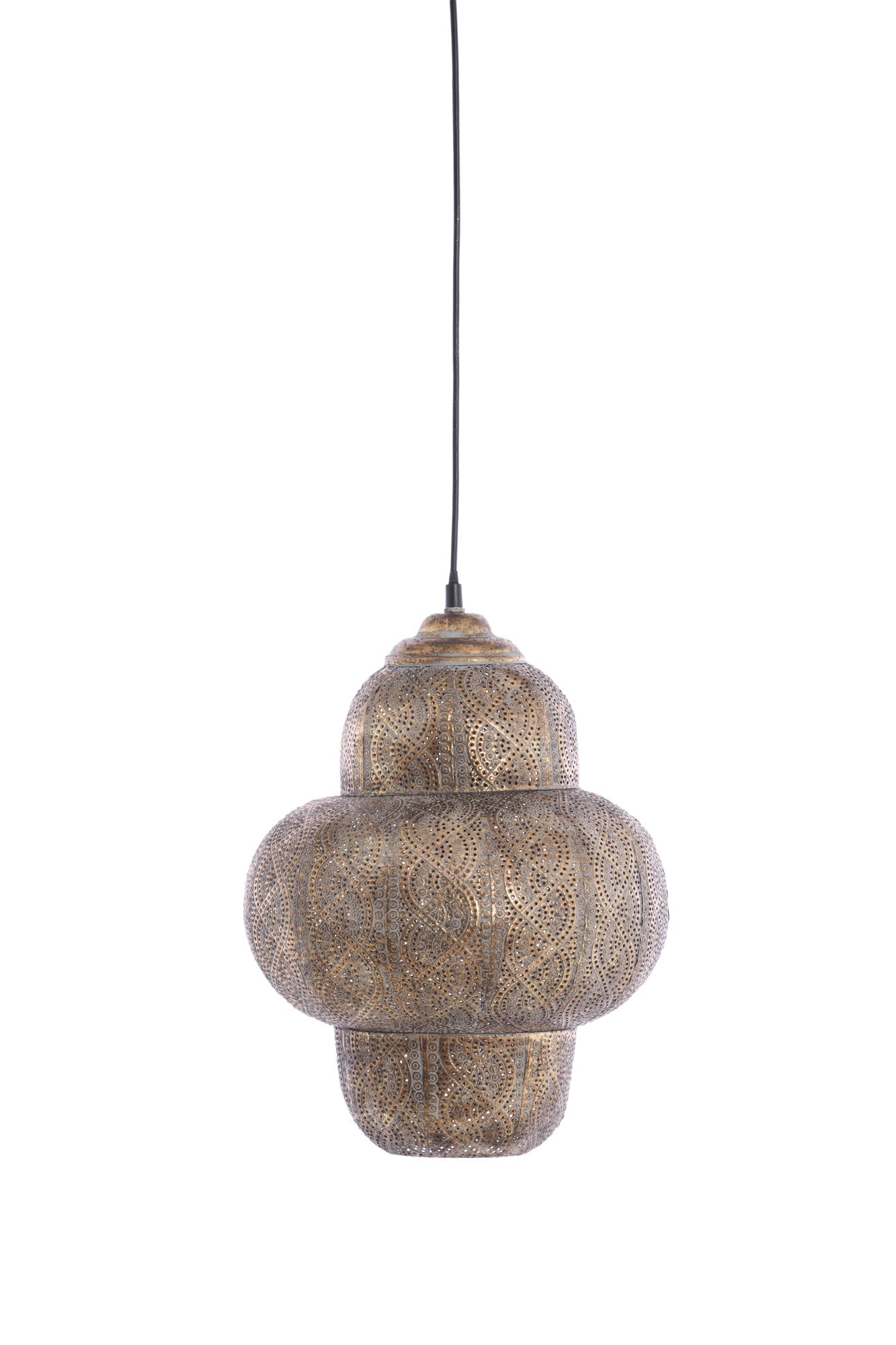 Light & Living hanglamp RYOTA - bruin - Ø30.5x41cm
