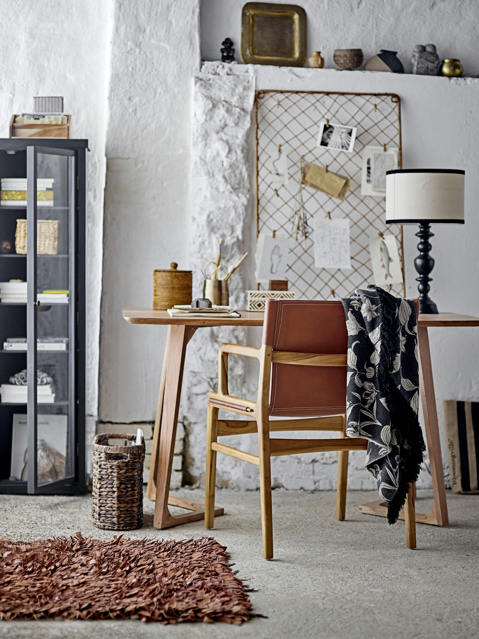 TILLEY - Objet décoratif en grès gris H14